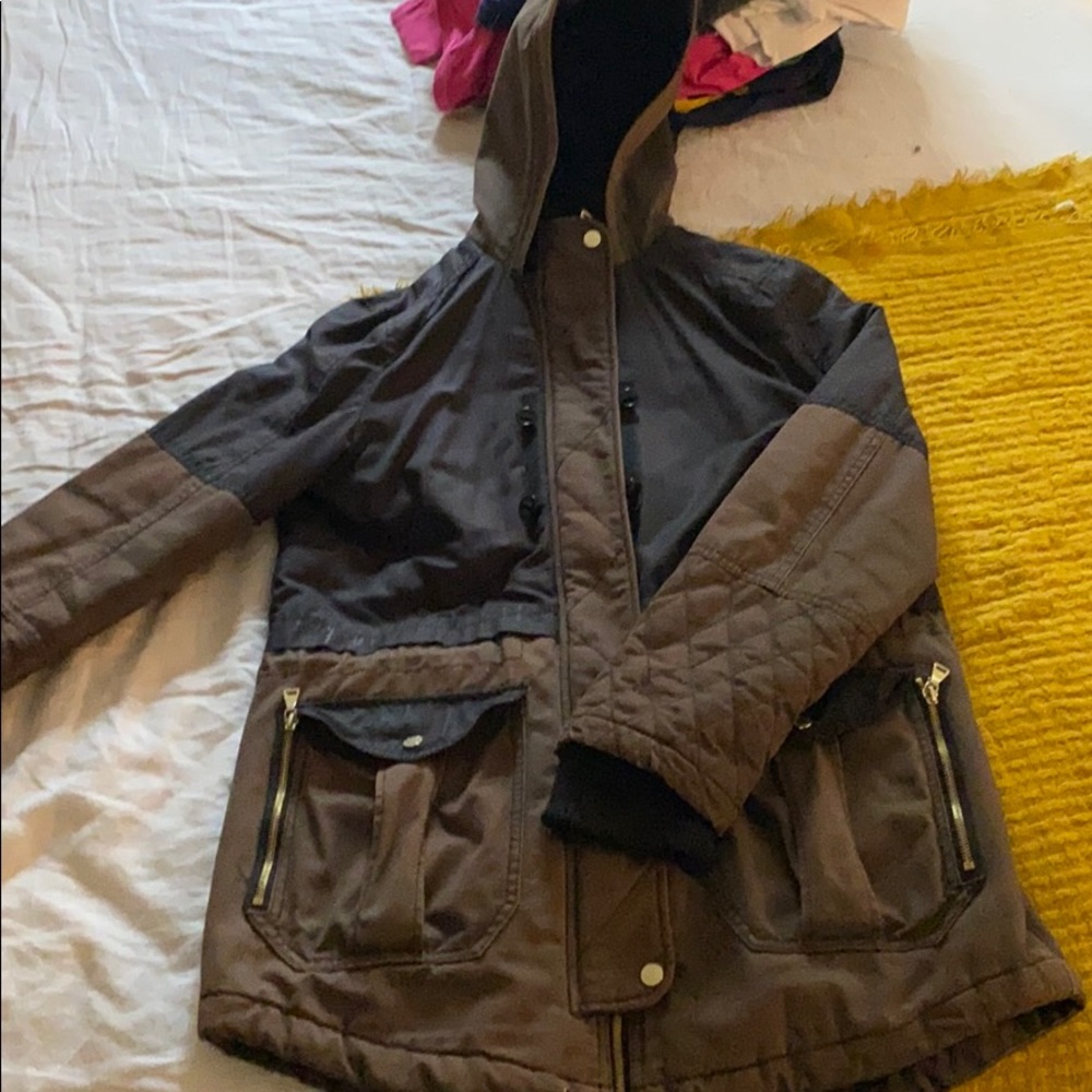 Two Tone Winter Parka/Trench